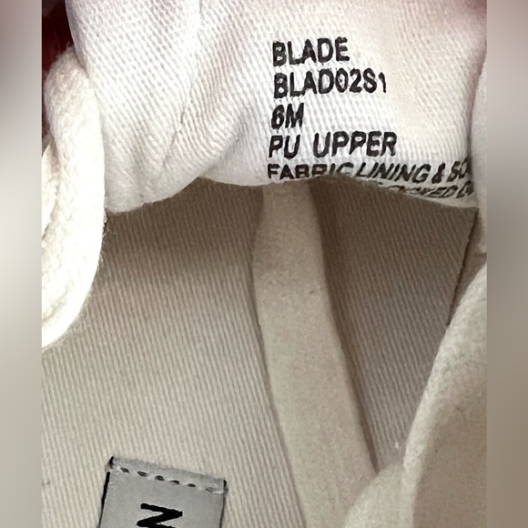 Steve Madden Blade White Platform Sneaker - Picture 13 of 14